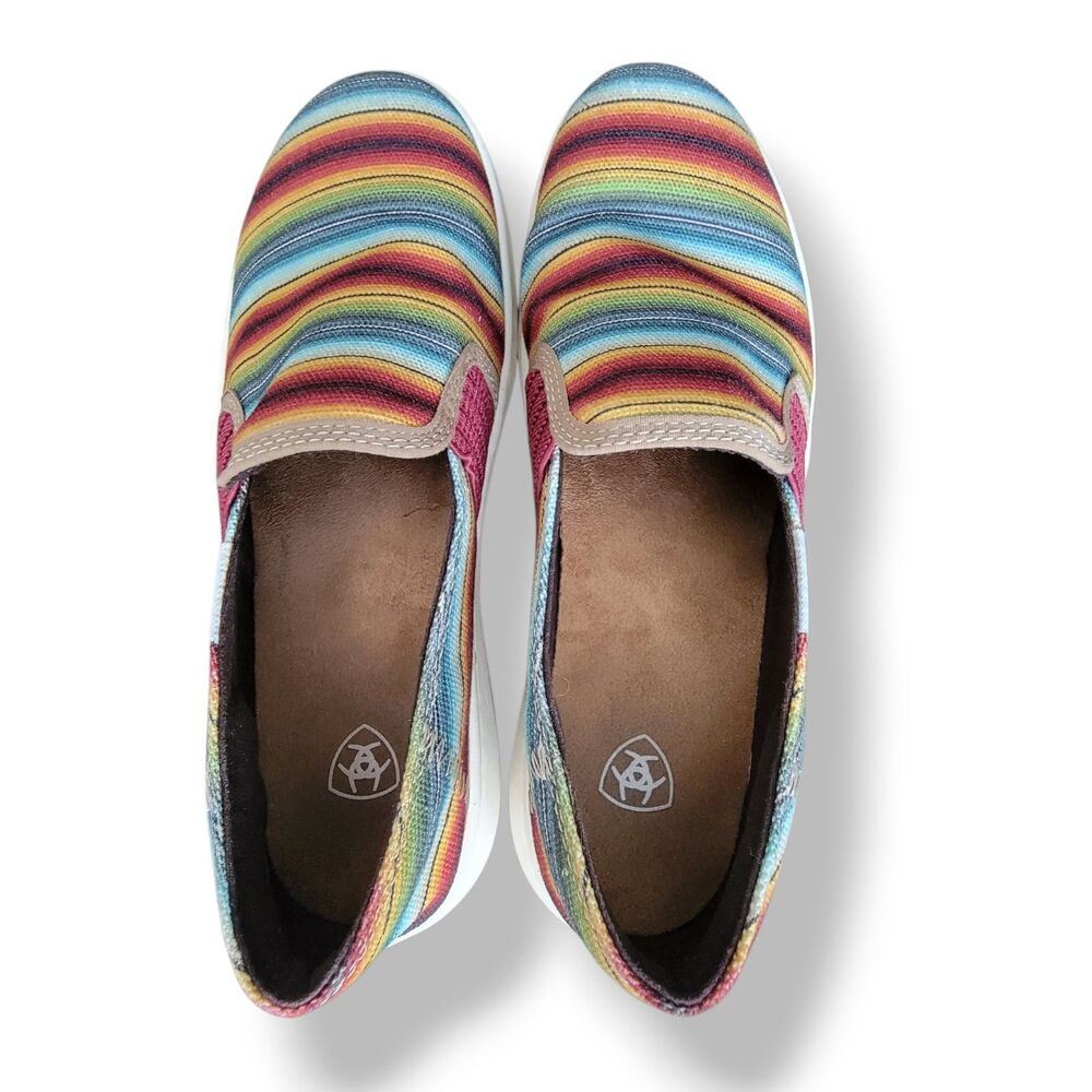 Ariat Ryder Old Muted Serape Shoe Women's Loafer Slip On Size 6B Coastal Cowgirl - Picture 4 of 10